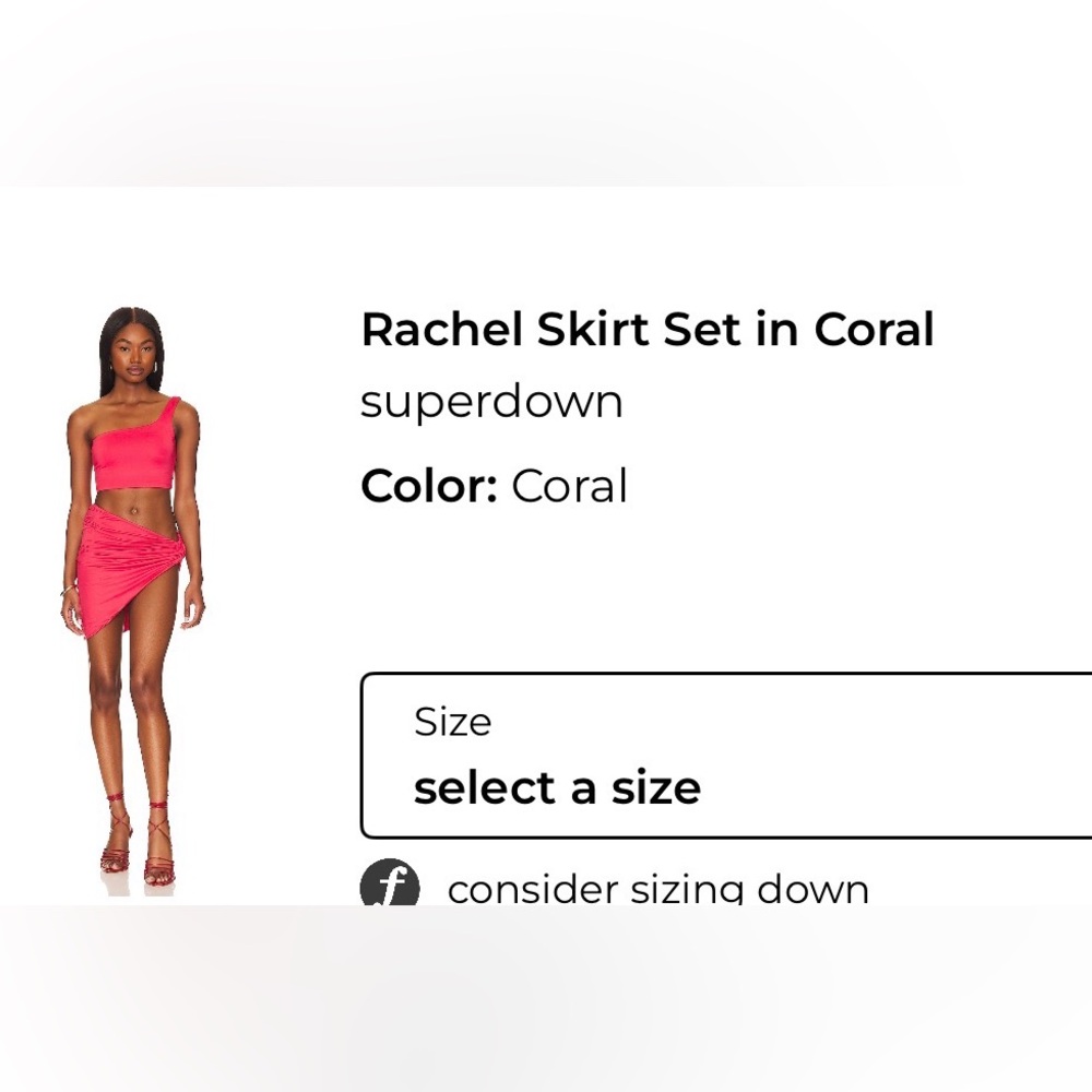 Superdown Rachel Asymmetrical Ruched Set - Picture 4 of 7